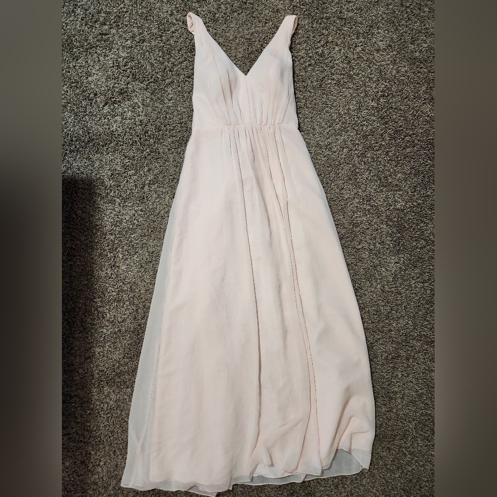 White By Vera Wang pink dress